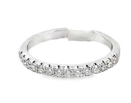 14W Microprong set Diamond Band sz 6.5