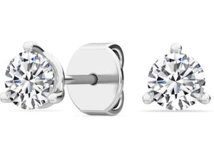 14W Round Martini Set Lab Grown Diamond Studs