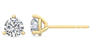 14Y Round Martini Set Lab Grown Diamond Studs