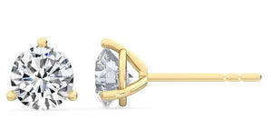 14Y Round Martini Set Lab Grown Diamond Studs