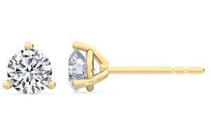14Y Round Martini Set Lab Grown Diamond Studs