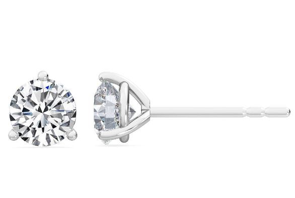 14W Round Martini Set Lab Grown Diamond Studs