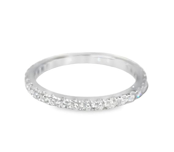 18W Micro prong Diamond Eternity Band Size 6