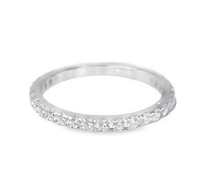 18W Micro prong Diamond Eternity Band Size 6