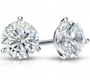 14W Diamond Stud Earrings