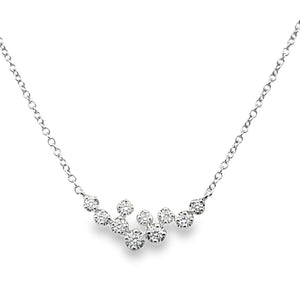 14W .12ctw Round Diamond Sprinkle Necklace