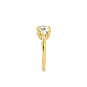 14Y 8.4mm Round Diamond Solitaire Engagement Ring L/VS1 2.15cts sz 6