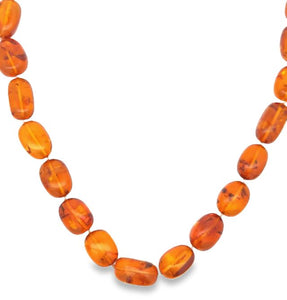 20" Amber Bead Necklace
