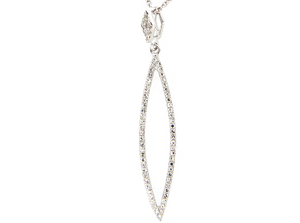 14W Diamond Navette Shaped Pendant