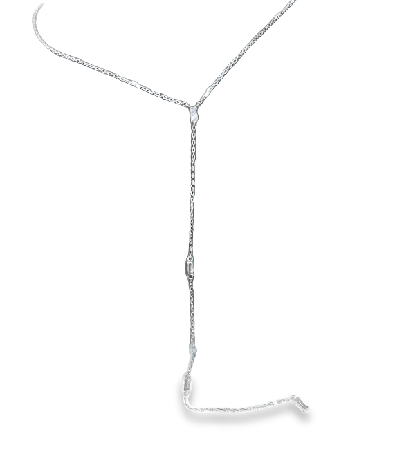 Sterling Silver Glow "Y" Necklace