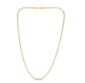 14TT 3.8mm Fancy Ice Chain with Lobster Clasp