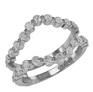 14W 1.45ctw Round Floating Diamond Enhancer sz 6