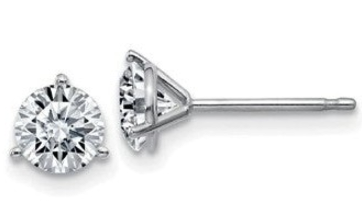 Platinum .50ctw I/SI-VS2 4.0mm Diamond Stud Earrings