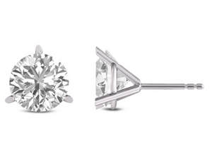 14W 1.21ctw I-J/I1 5.2mm Diamond Stud Earrings