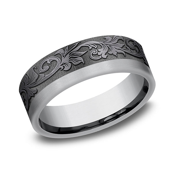 tantalum comfort-fit wedding band