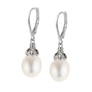 large pearl drop earrings