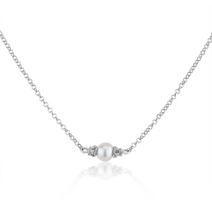 floating pearl necklace