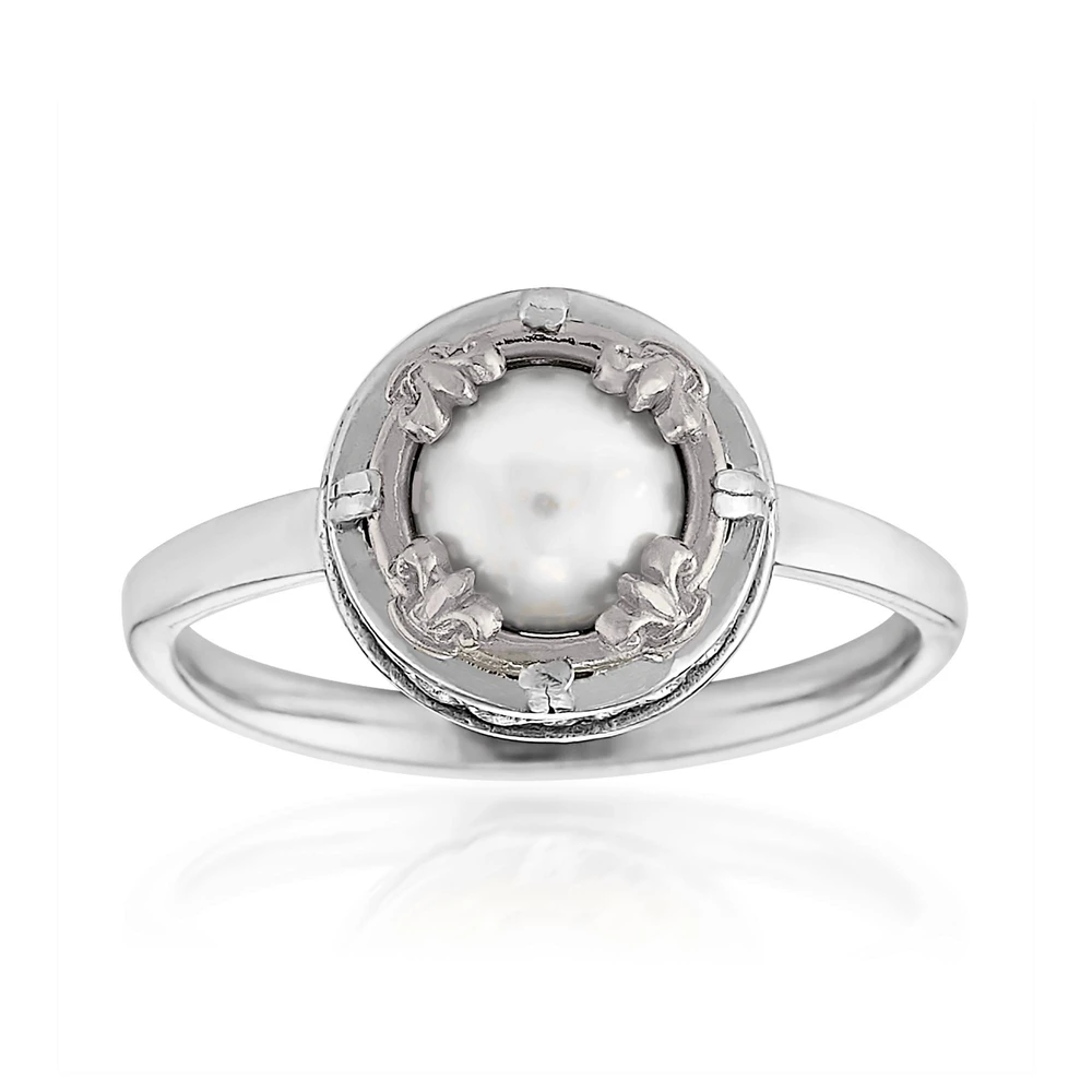 petite pearl ring