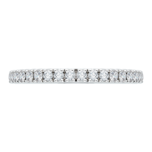 CA0069B-37W Bridal Jewelry Carizza White Gold Diamond Wedding Bands