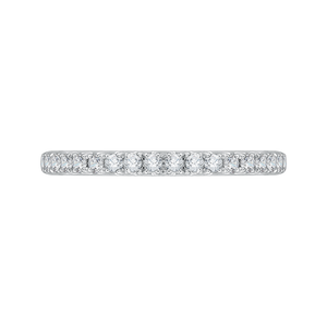 CA0118B-37WY Bridal Jewelry Carizza White Gold Rose Gold Yellow Gold Round Diamond Wedding Bands