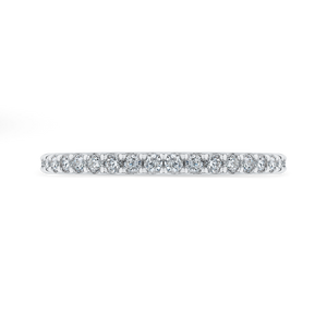 CA0276BQ-37W-1.50 Bridal Jewelry Carizza White Gold Round Diamond Wedding Bands