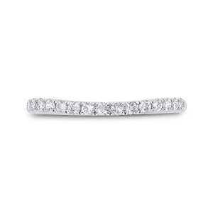 CA0460BH-37W-1.00 Bridal Jewelry Carizza White Gold Diamond Wedding Bands