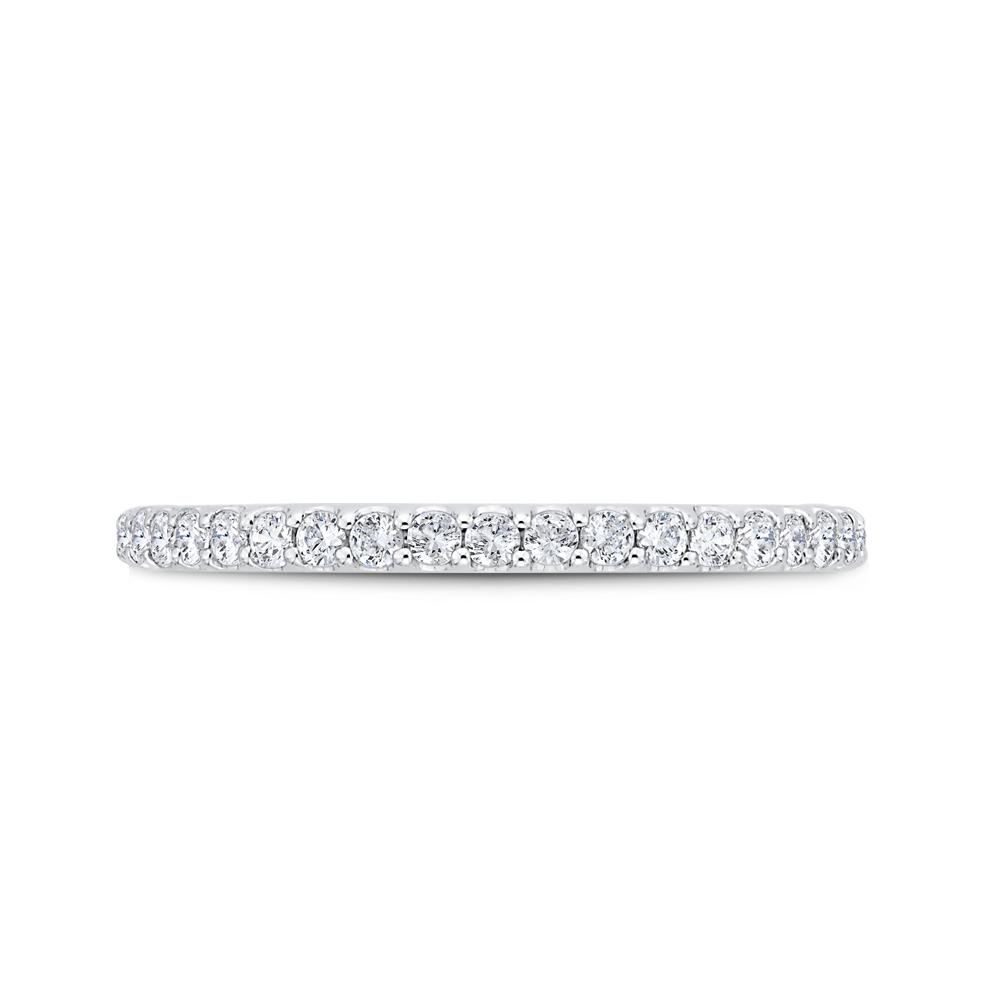 CA0471BH-37W-1.50 Bridal Jewelry Carizza White Gold Diamond Wedding Bands