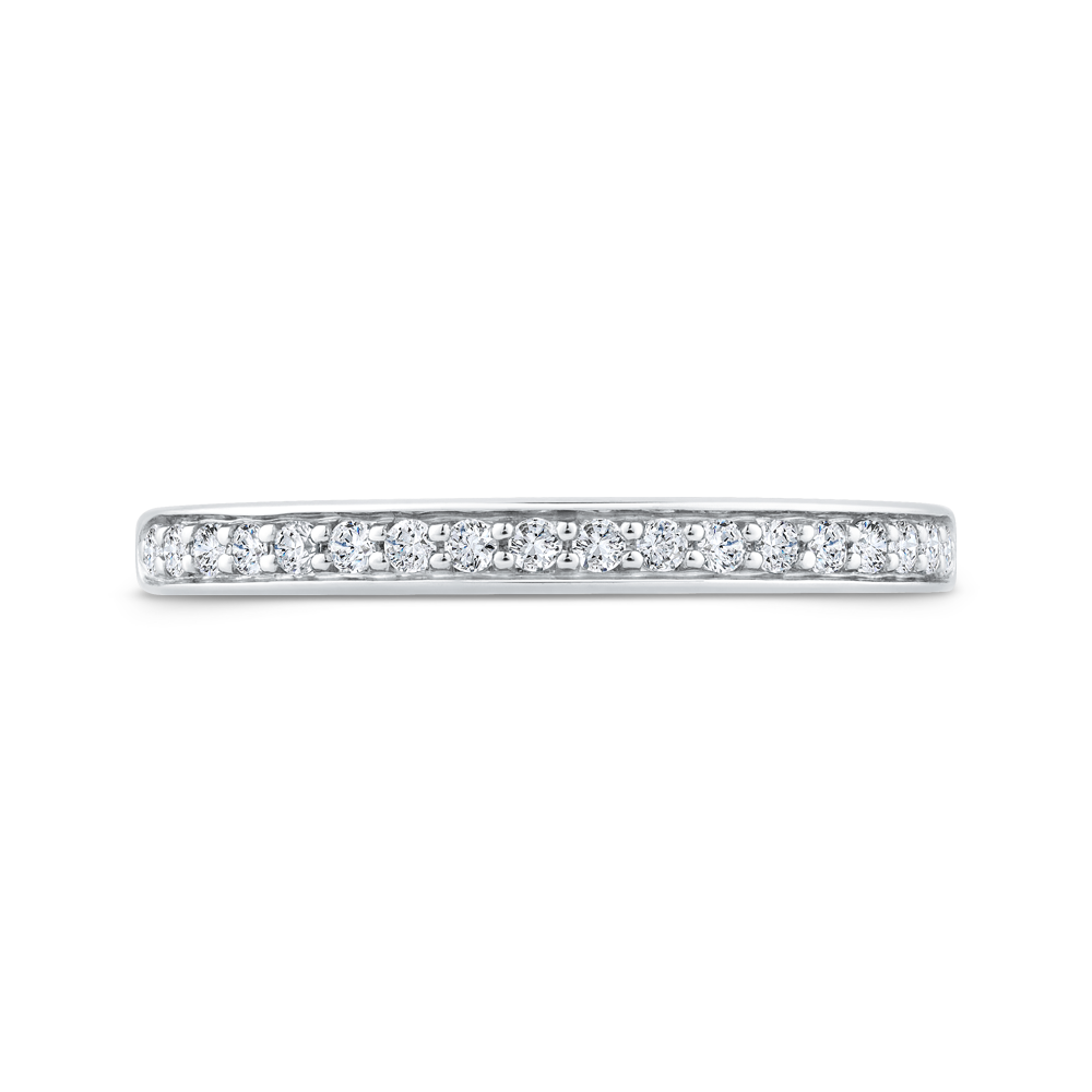 CA0491BH-37W-1.00 Bridal Jewelry Carizza White Gold Diamond Wedding Bands