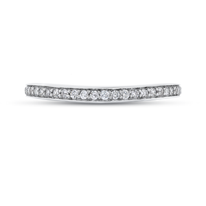 CAU0244BH-37W-1.50 Bridal Jewelry Carizza White Gold Round Diamond Wedding Bands