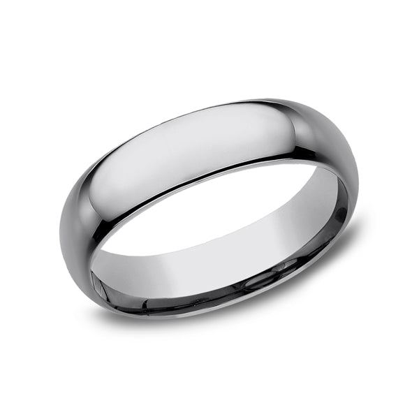 tungsten comfort-fit design wedding band