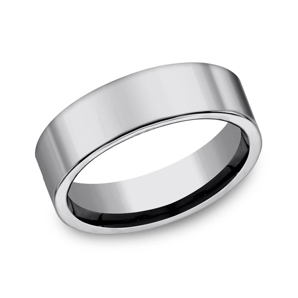 tungsten comfort-fit design wedding band