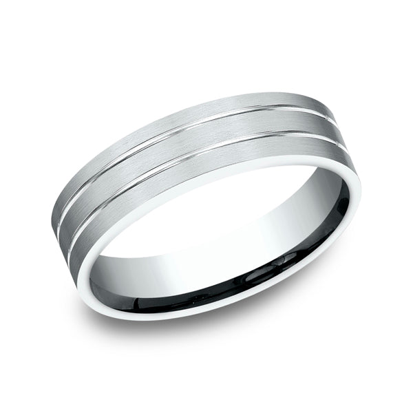 comfort-fit design wedding ring