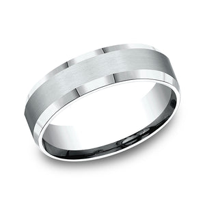 comfort-fit design wedding band