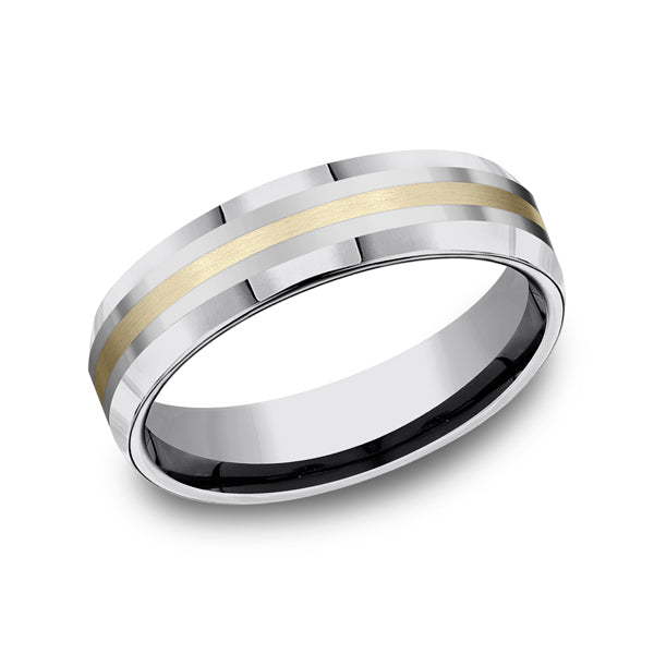 tungsten comfort-fit design wedding band