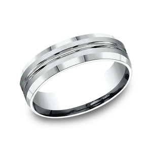 comfort-fit design wedding ring