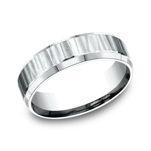 comfort-fit design wedding band