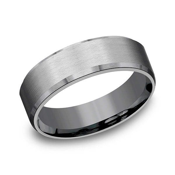 tantalum comfort-fit wedding band