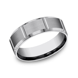 tungsten comfort-fit design wedding band