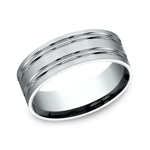 comfort-fit design wedding ring