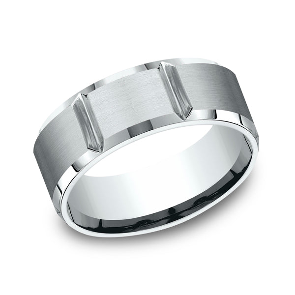 comfort-fit design wedding ring