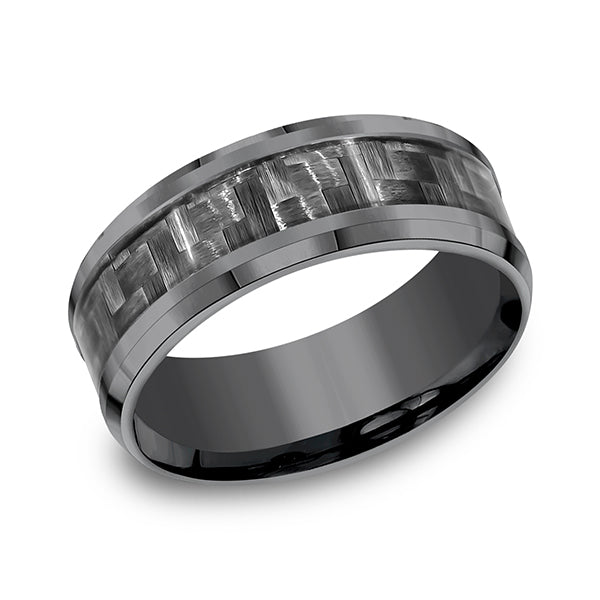 tantalum comfort-fit design wedding band