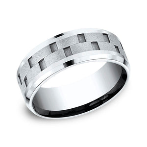 cobalt comfort-fit design wedding band