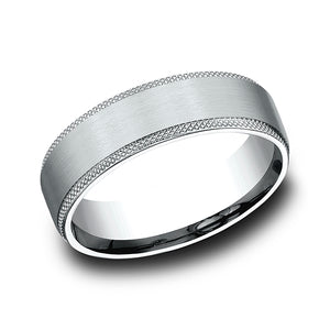 comfort-fit design wedding band