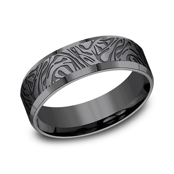 tantalum comfort-fit wedding band