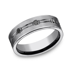 tungsten comfort-fit design wedding band