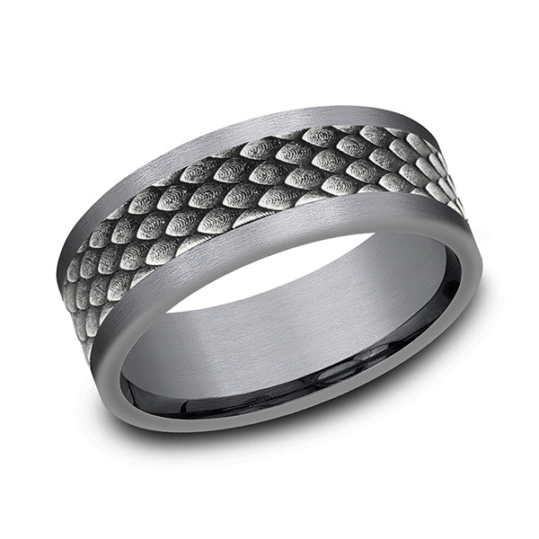 ammara stone comfort-fit design wedding band