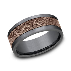 ammara stone comfort-fit design wedding band