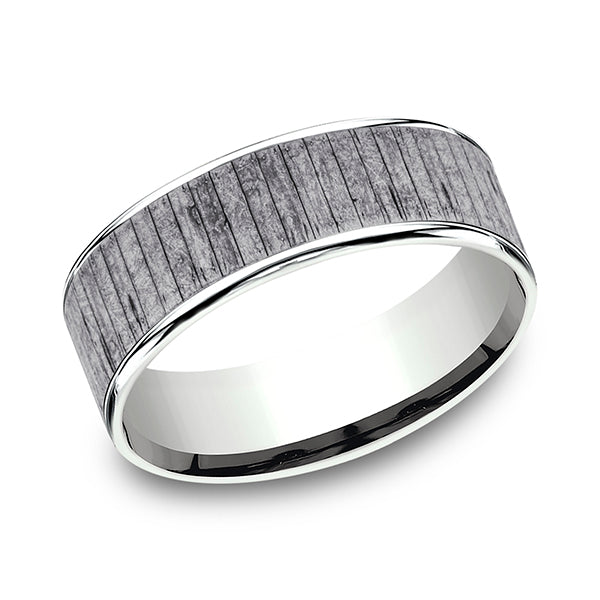 ammara stone comfort-fit design wedding band