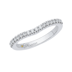 Round Diamond Wedding Band