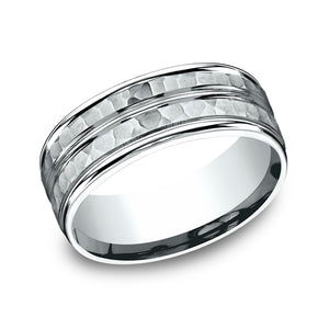 comfort-fit design wedding ring